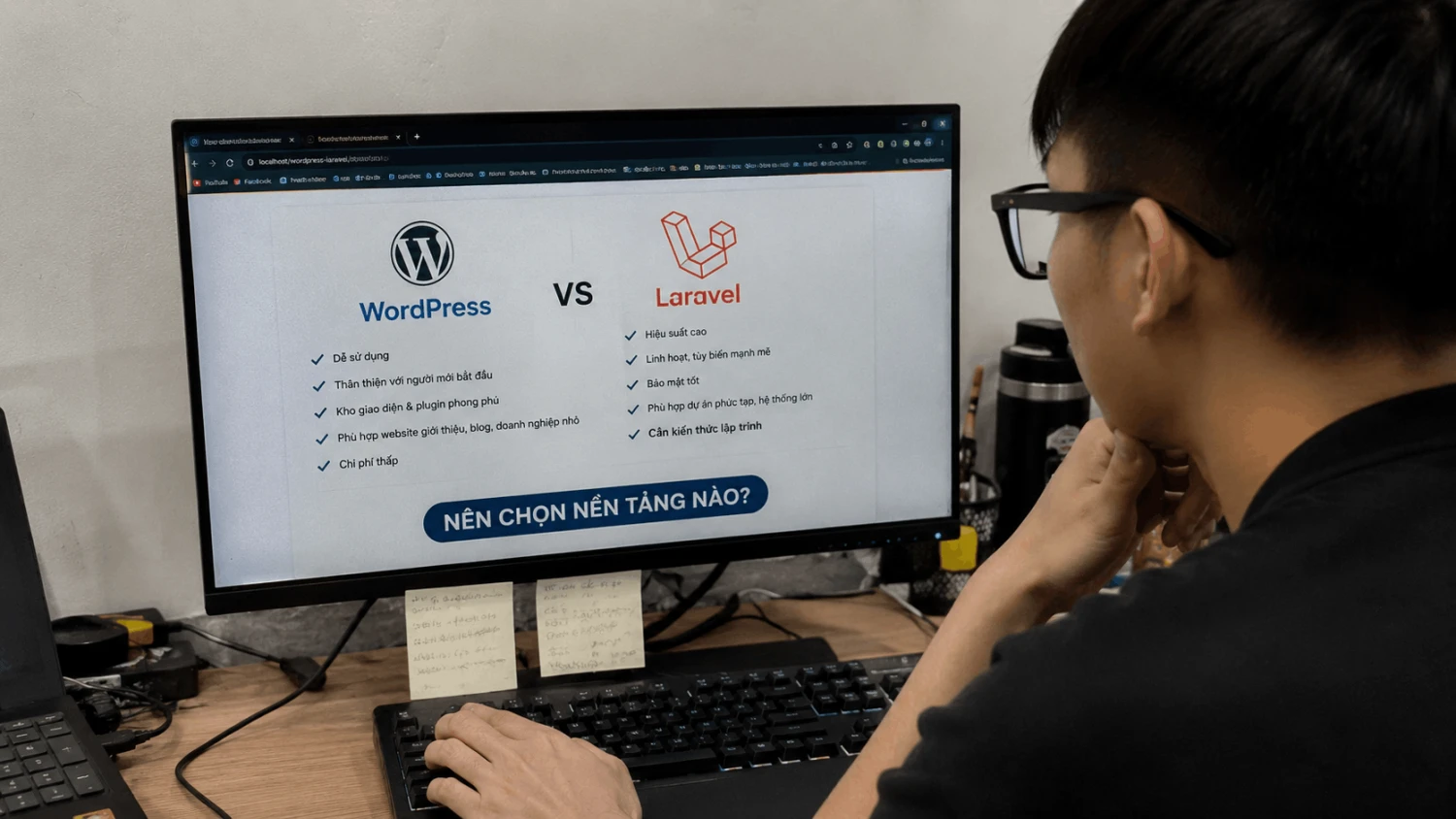 WordPress hay Laravel: Nên chọn nền tảng nào cho doanh nghiệp?