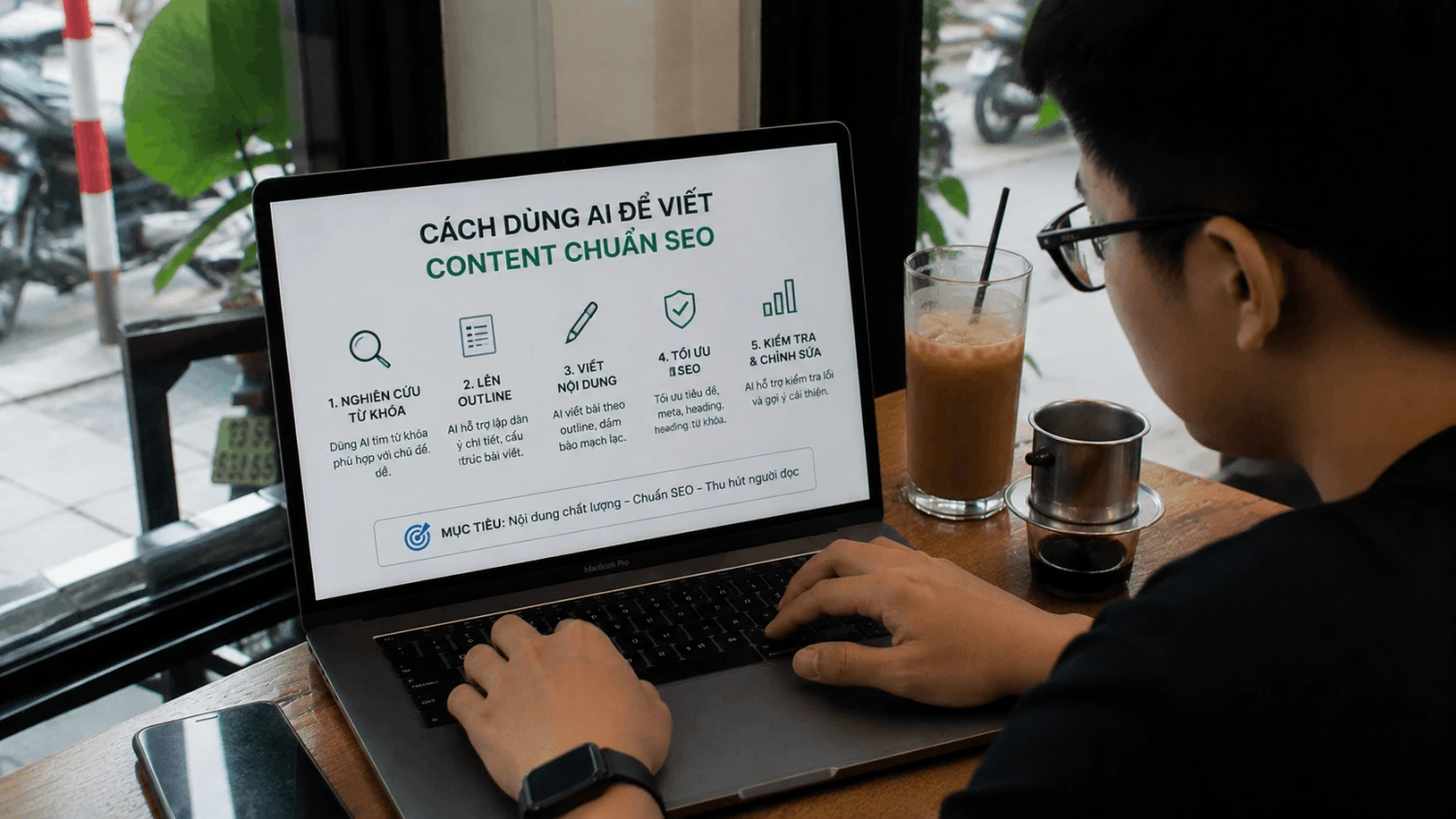 Cách dùng AI để viết content chuẩn SEO: Kinh nghiệm thực tế để không biến bài viết thành "rác AI"